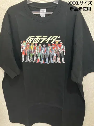가면라이더 티셔츠 XXXL 사이즈 미사용 새상품 두꺼운 원단 블랙