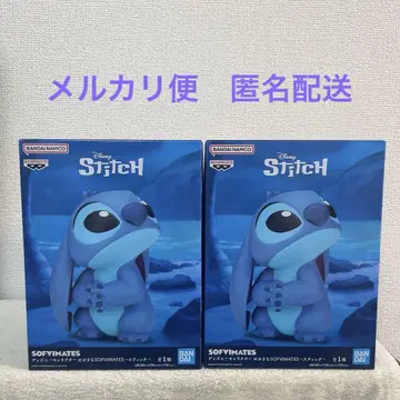 디즈니 스티치 오오키나 소프마이트 피규어 2개 세트