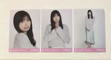 노기자카46 브로마이드 이오키 마오 샤기 앙상블 3종 컴프