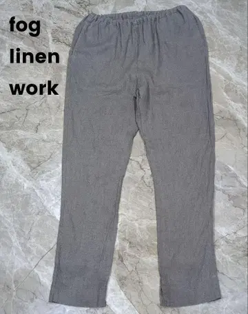 fog linen work 린넨 100% 이지 팬츠 리투아니아 린넨