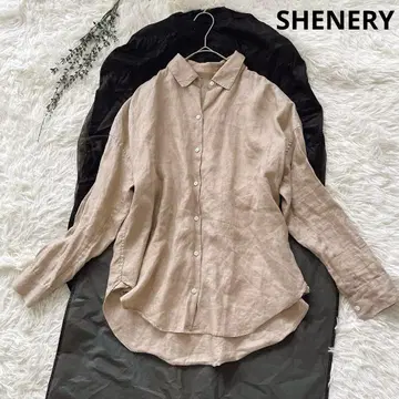 SHENERY 시너리 린넨 2way 카슈쿨 셔츠 여성용 긴팔