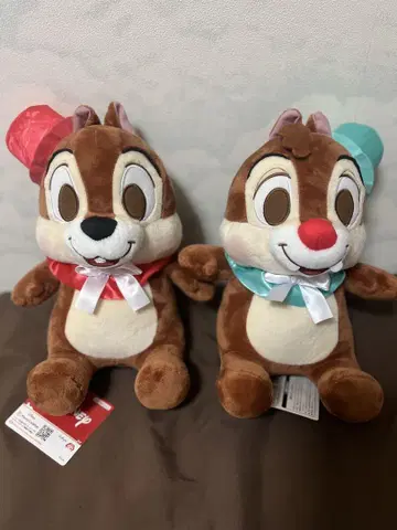 칩과 데일 봉제 인형 2개 세트