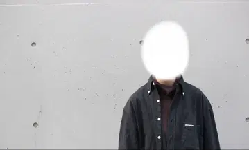NEONSIGN 블랙 긴팔 셔츠
