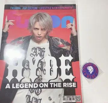 HYDE Fusion 잡지 퓨전 라이프 카드 캔뱃지