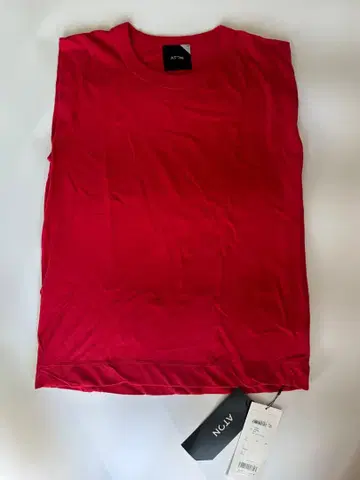 새상품: ATON 에이트 FRESCA SINGLE JERSEY 탱크