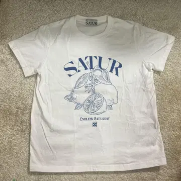 SATUR 썸머 그래픽 티셔츠
