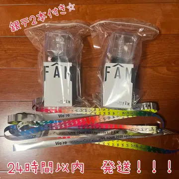timelesz FAM 응원봉 2개 및 은색 테이프 2개 묶음 판매