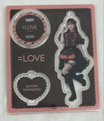 =LOVE 타카마츠 히토미 아크릴 스탠드 블랙 의상