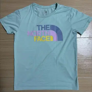 노스페이스 S/S 컬러풀 로고 티셔츠