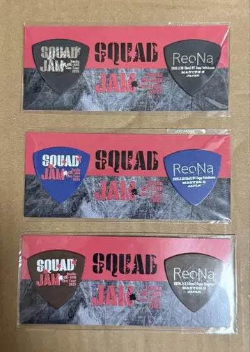 ReoNa SQUAD JAM 기타 피크 세트