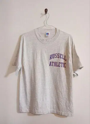 RUSSELL ATHLETIC 러셀 그레이 티셔츠 USA제 90s