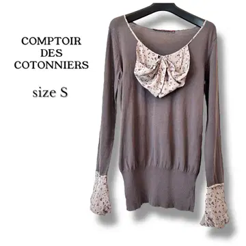 COMPTOIR DES COTONNIERS 썸머 니트 상의 S