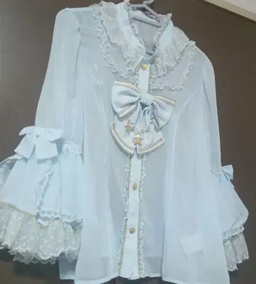 Angelic Pretty 긴팔 스카이블루