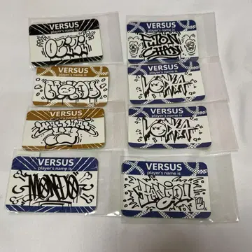 VERSUS 네임 스티커