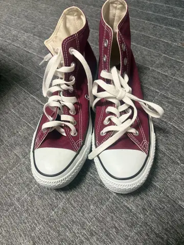 컨버스 올스타 버건디 하이컷 26cm