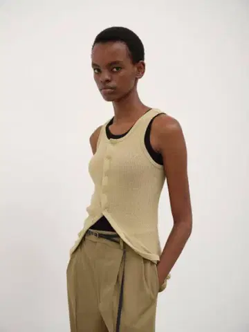 AURALEE 오라리 ORGANIC SOFT RIB TANK TOP 1