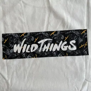 와일드 띵스 티셔츠 새상품 자수 로고 M WildThings