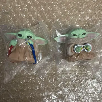 만다로리안 글루그 소프트 비닐 퍼펫 마스코트 2개 세트