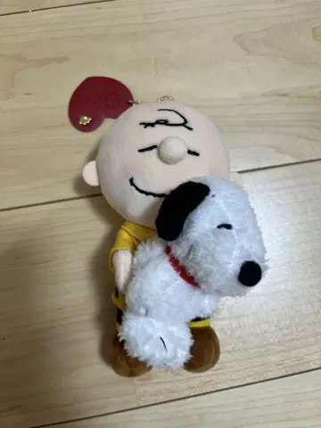 스누피 찰리 브라운 봉제 인형 키링 USJ