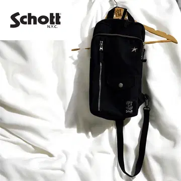 SCHOTT 원스타 ONE SHOULDER BAG 블랙