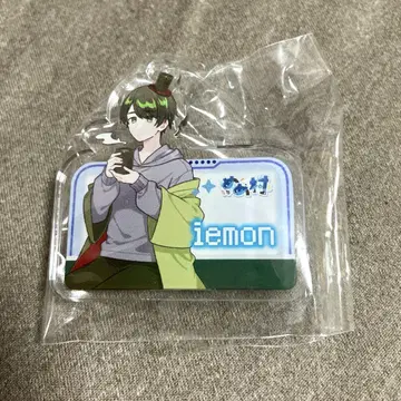 메메무라 iemon 아크릴 네임 배지 세트 팝업 스토어