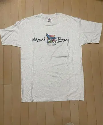 1995년 제작, 미국산 "maui bay" 기념품 티셔츠