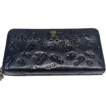 안나수이 ANNA SUI 장지갑 달리아 나비 검정 블랙