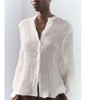 ZW COLLECTION 린넨 셔츠 겉옷