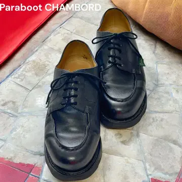 새상품급 PARABOOT 샹보르 U 칩 신발 블랙 4 23.5