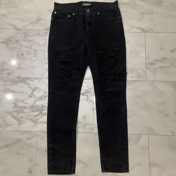 XLARGE 데미지 가공 스키니 데님 30