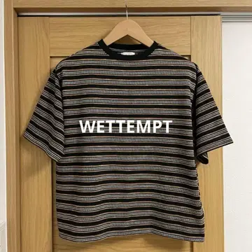 새상품급 WETTEMPT 위템프트 크루넥 드로코드 보더 T