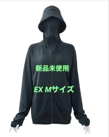 워크맨 쿨 UV 선쉐이드 후드티 EX 블랙 M 사이즈