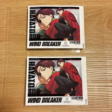 WIND BREAKER 윈브레이커 산토리 스티커 씰 소방슌히 2장