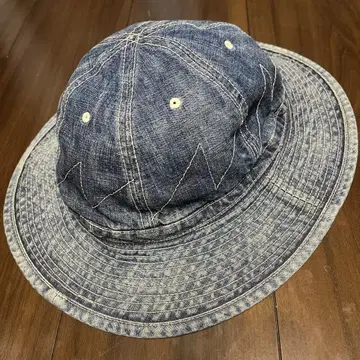 네이버후드 WASHED CREW/C-HAT 데님 햇