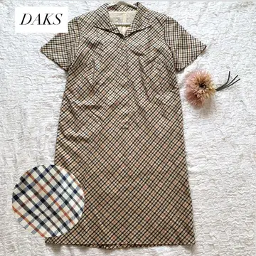DAKS 덕스 체크 원피스 13호 XL