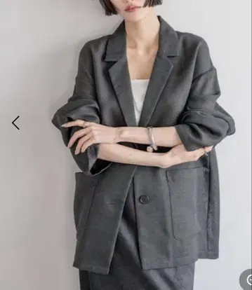 LOWRYS FARM 린넨 라이크 메쉬 자켓 아우터 자켓