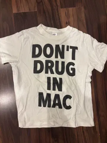 ddim DON'T DRUG IN MAC 티셔츠 S punkandyo
