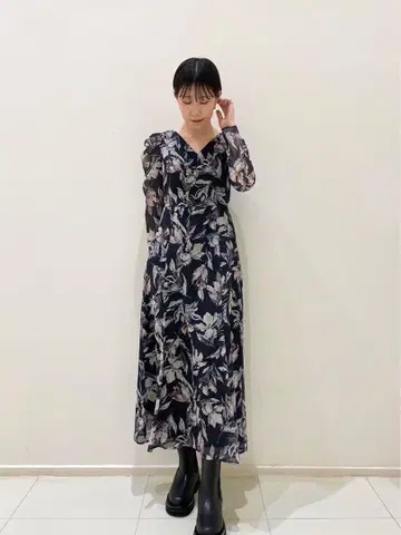 LAGUNAMOON 뉘앙스 플라워 원피스