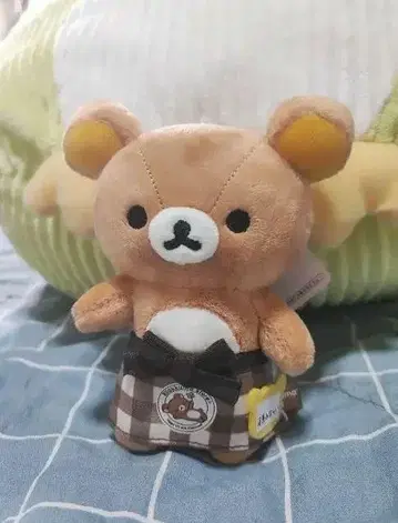 리락쿠마 스토어 한정판  고시가야 점장 미나라이 봉제 인형 마스코트 키링