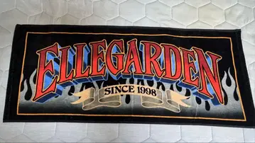 ELLEGARDEN 로고 페이스 타월