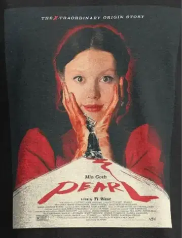호러 영화 티셔츠 펄 Pearl 미아 고스 Mia Goth