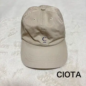 CIOTA 시오타 수빈 코튼 치노 캡 베이지