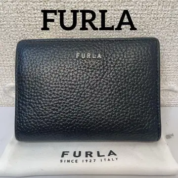 FURLA 훌라 블랙 접이식 지갑