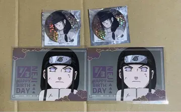 Naruto 애니메이트 카페 버스 데이 브로마이드 캔뱃지 나사