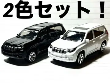 MSZ CCA 1/64 도요타 랜드크루저 프라도 랭크 화이트 블랙 2대