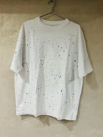 BEAMS 스플래터 프린트 티셔츠 S