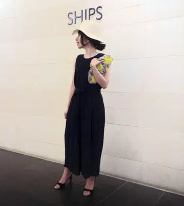 SHIPS 올인원 롱 원피스 가우초 결혼식 드레스 2차 모임
