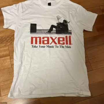 maxell 그래픽 프린트 티셔츠