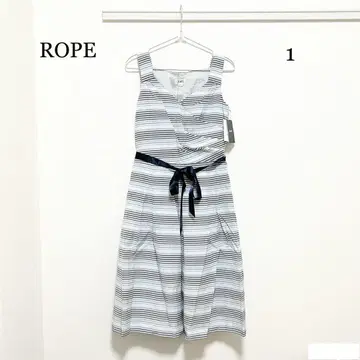0073 ROPE 슬리브리스 롱 원피스