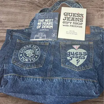 verdy guess japan 게스 데님 토트 백 백